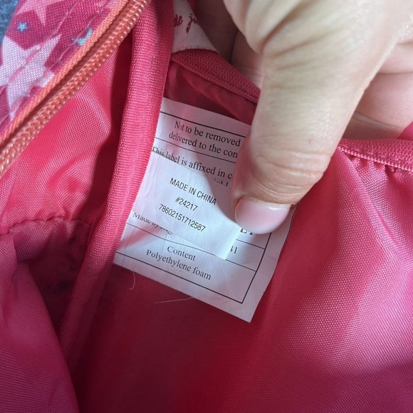 American Girl Backpack Pink Teal Purple Stars Geometric Back to School - Picture 5 of 12